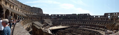 vista interna del colosseo