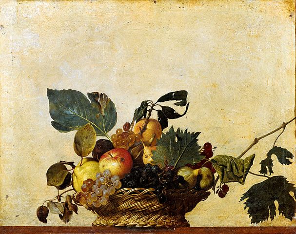 Caravaggio - Canestra di frutta - olio su tela